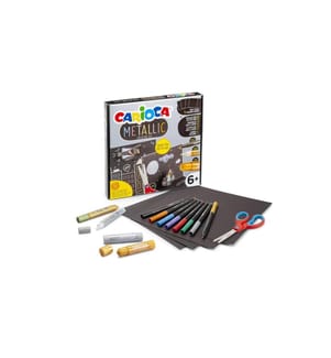 CARIOCA - Fineliner Metallic Creator Set Multicolore, set de 24 pièces