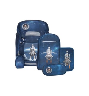 BECKMANN - Set de cartable Classic Space Mission, 6 pièces