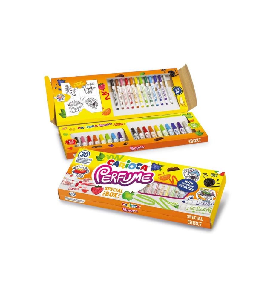CARIOCA - Feutres de coloriage Perfume Box 30 pièces
