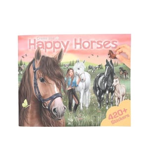DEPESCHE - Stickerbuch Happy Horses 24 Seiten, 6 Blätter Sticker