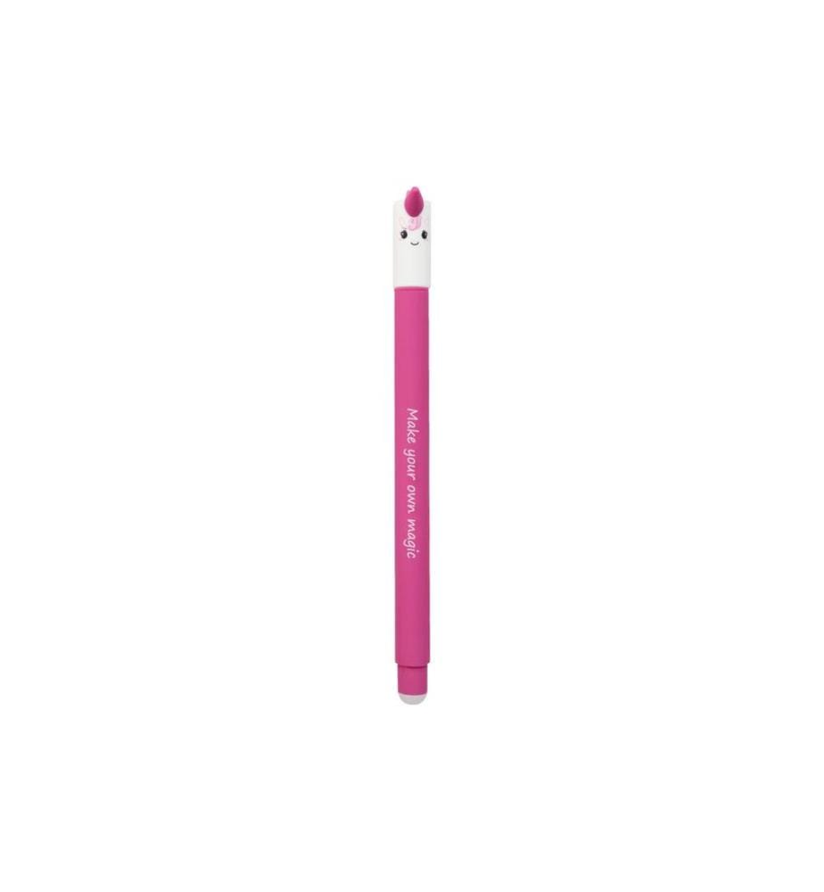 EBERHARD FABER - Stylo à encre gel Animal Erase It Licorne 0.7 mm, Rose