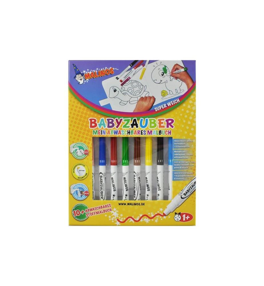 MALINOS - Filzstift Babyzauber mit Malbuch