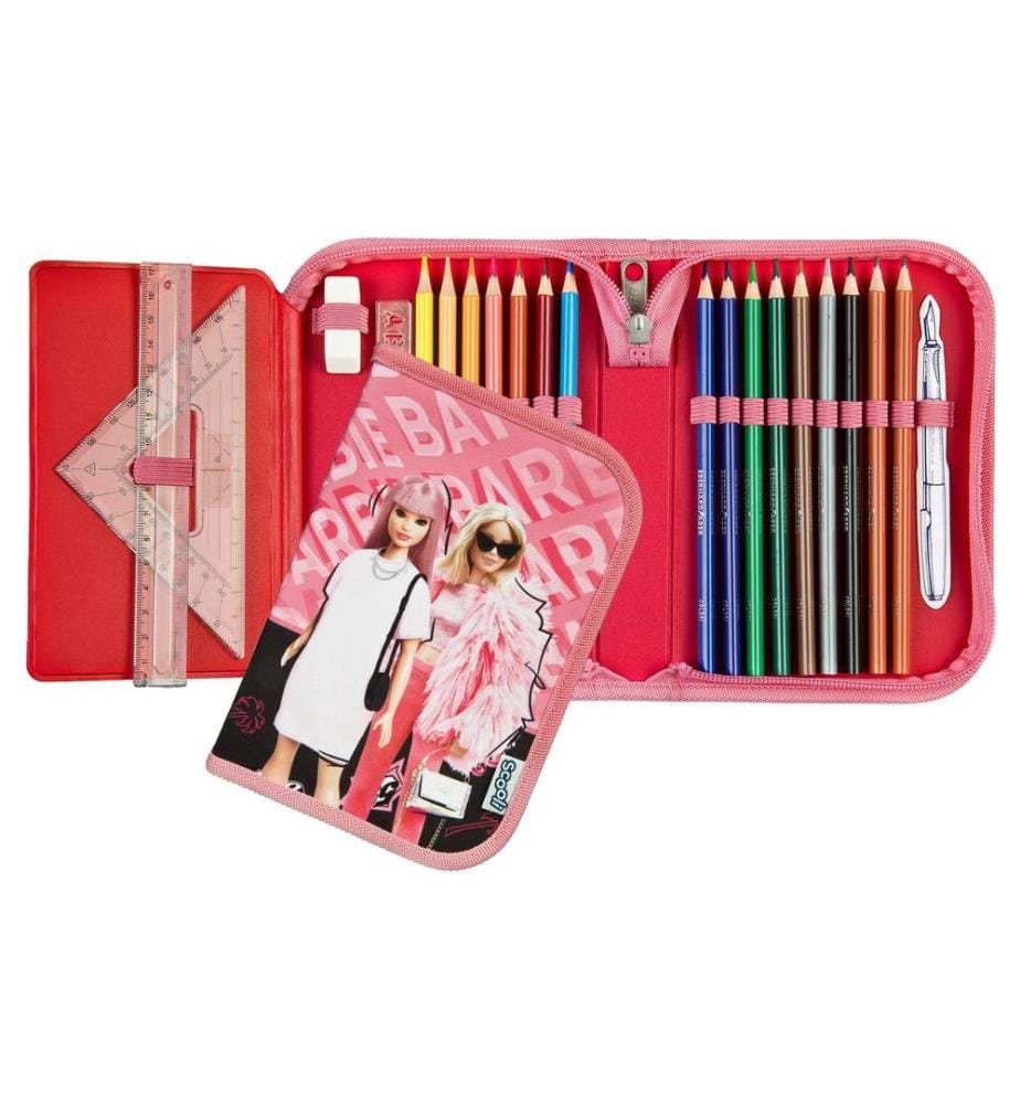 SCOOLI - Étui remplie Barbie