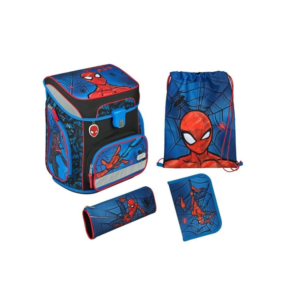 SCOOLI - Schulthek-Set 5-teilig Spiderman, 18 l