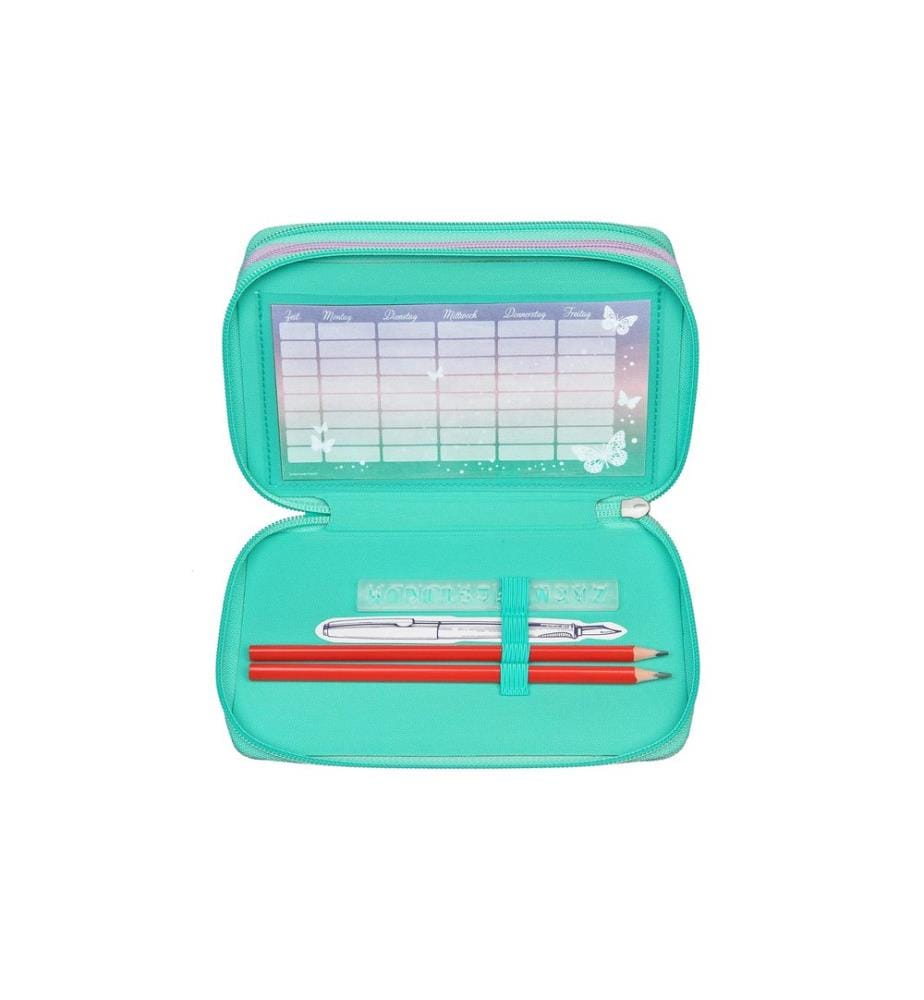 SCOOLI - Etui Trippledecker Schmetterling