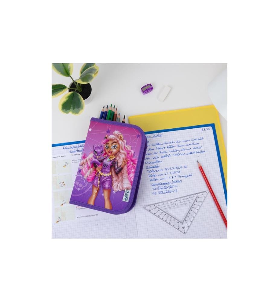 SCOOLI - Etui gefüllt Monster High