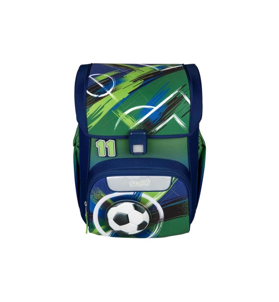 SCOOLI - Schulrucksack-Set EasyStart Fussball, 5-teilig