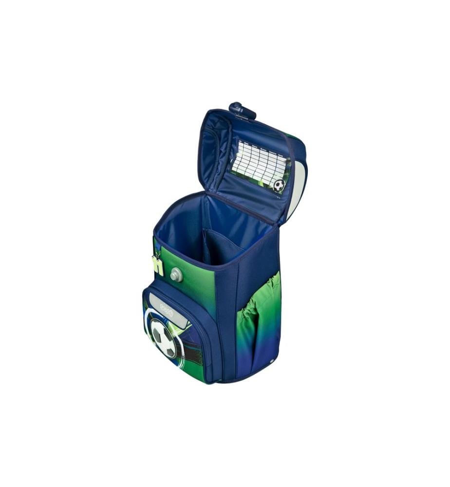 SCOOLI - Schulrucksack-Set EasyStart Fussball, 5-teilig