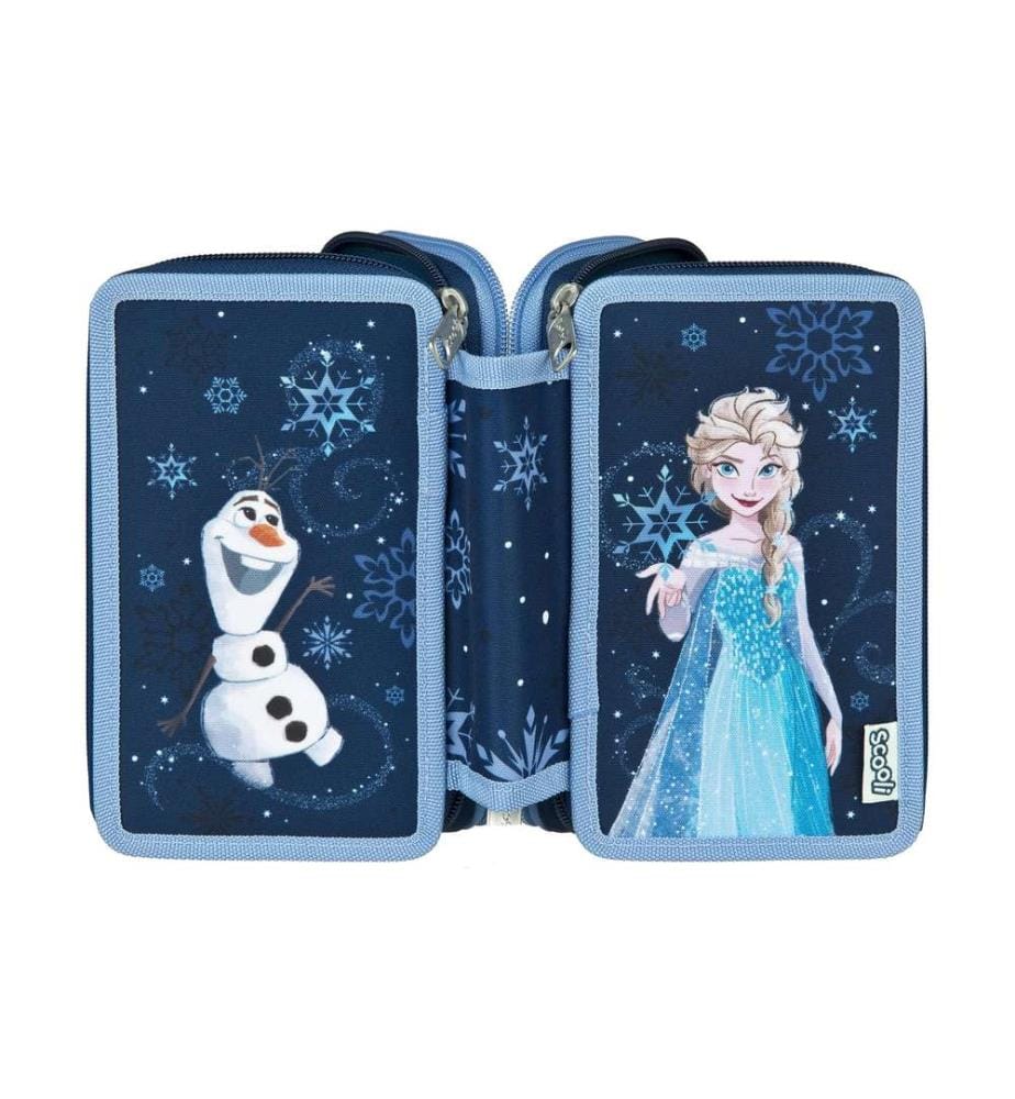 SCOOLI - Necessaire Tripledecker Frozen gefüllt