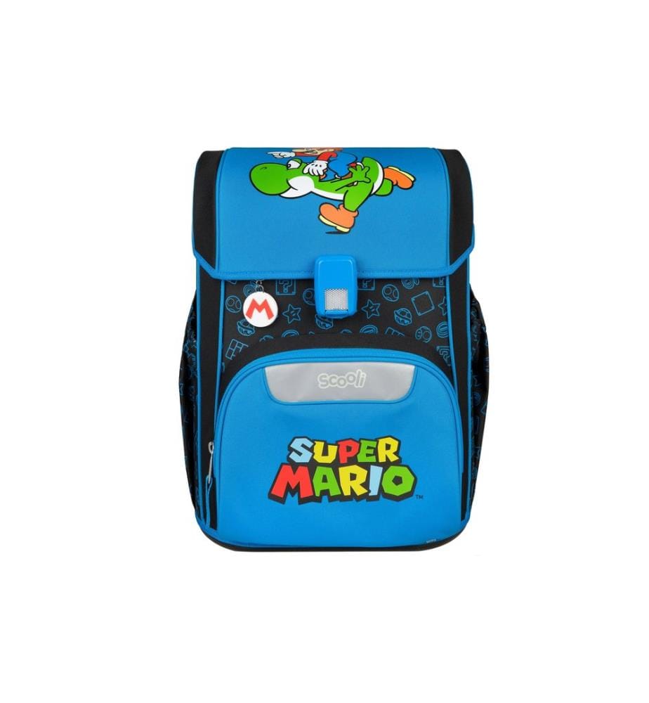 SCOOLI - Schulrucksack-Set EasyStart Super Mario, 5-teilig