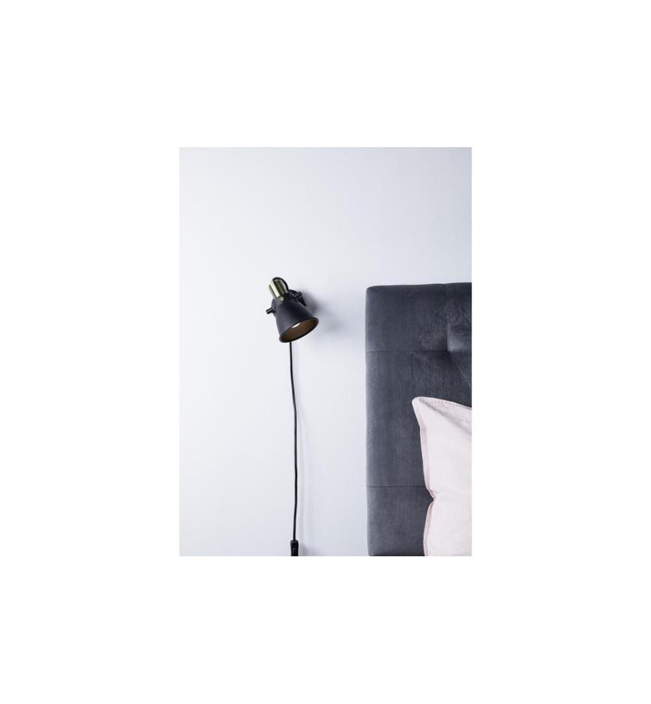 Markslöjd Lampe murale Alton 1L Noir
