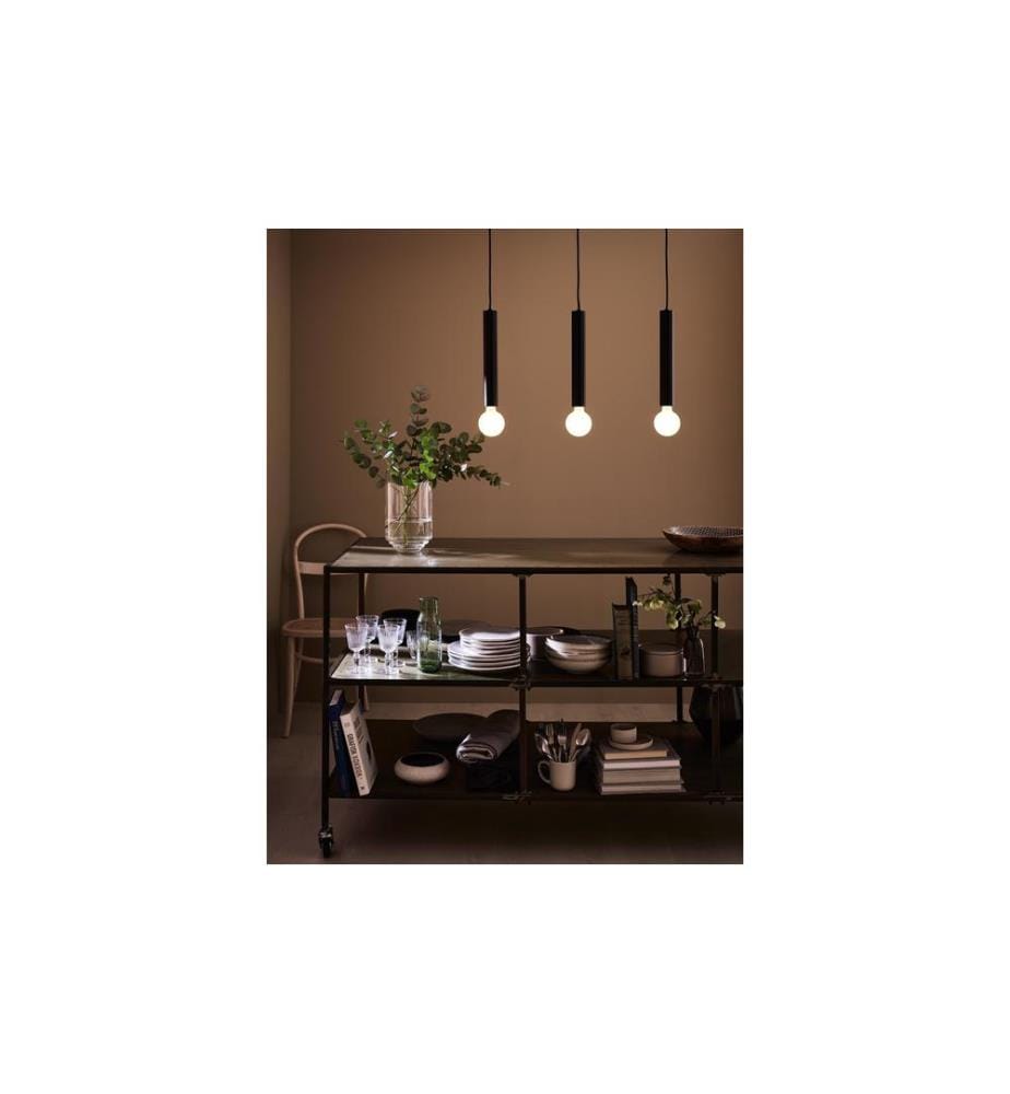 Markslöjd Lampe suspendue Sencillo, 3 x E27, max. 40W, noir