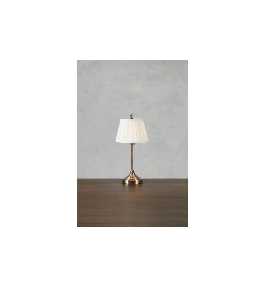 Markslöjd Lampe de table Oxford blanc/cuivre