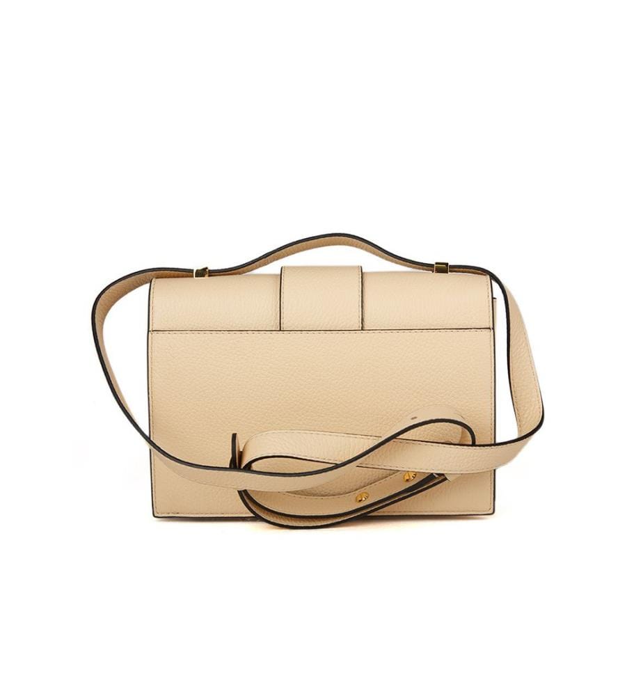 Arlettis Schultertasche - Genarbtes Leder - Betulla