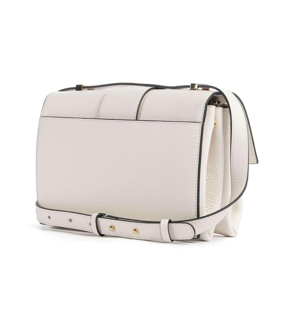 Borsa Arlettis in pelle granulata - Perla