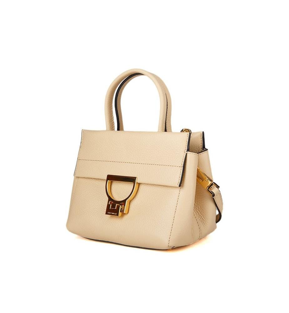 Arlettis Tasche mit oberem Griff - Genarbtes Leder - Betulla