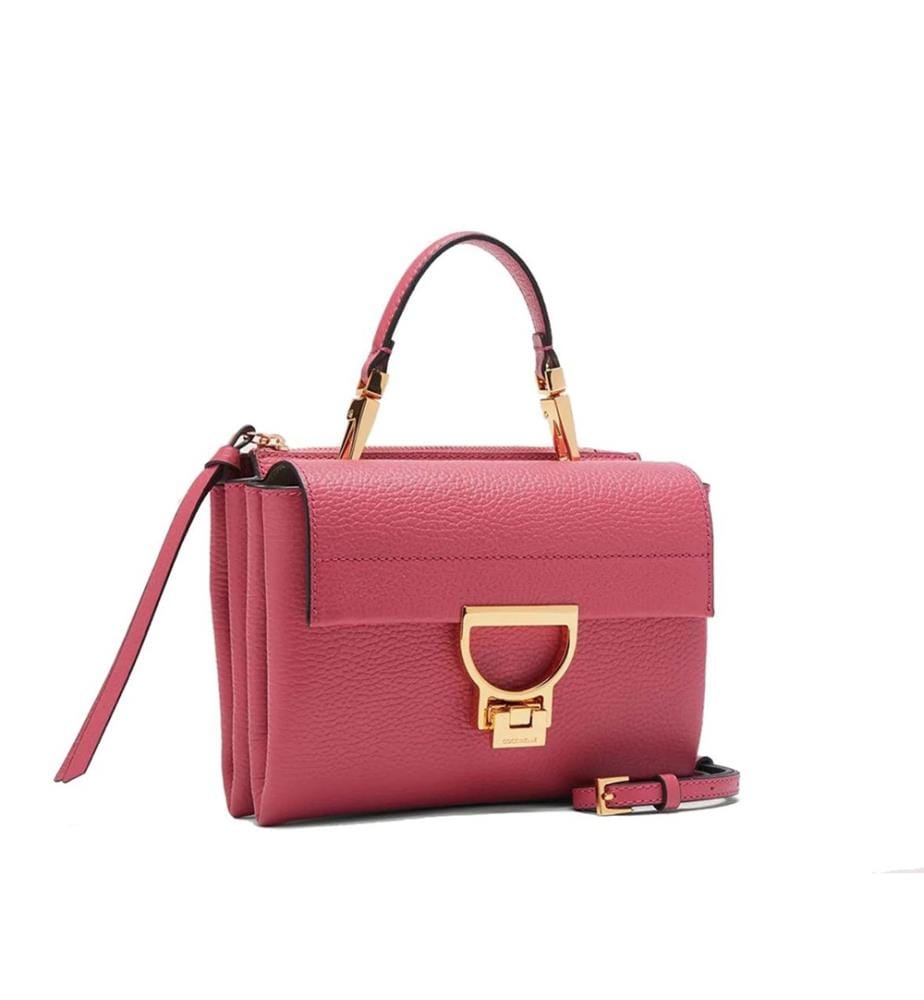 Arlettis Handtasche - Genarbtes Leder - Rosenholz