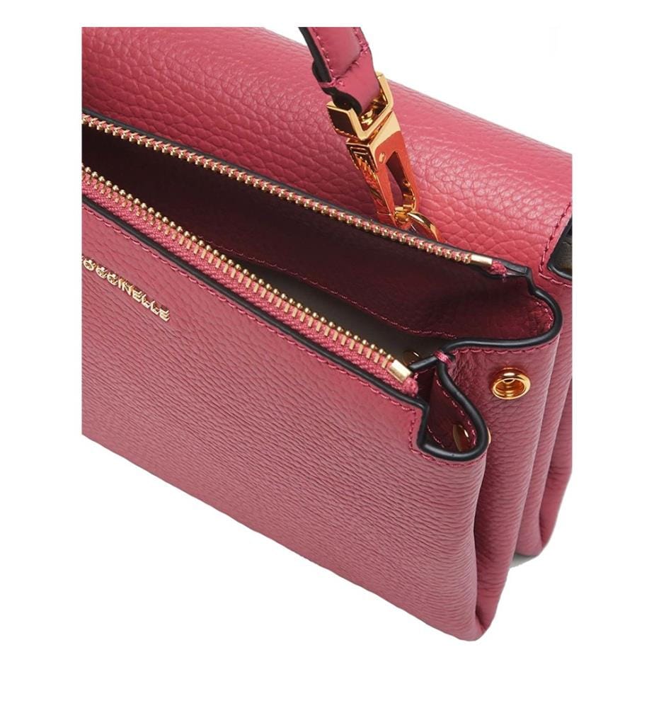 Arlettis Handtasche - Genarbtes Leder - Rosenholz