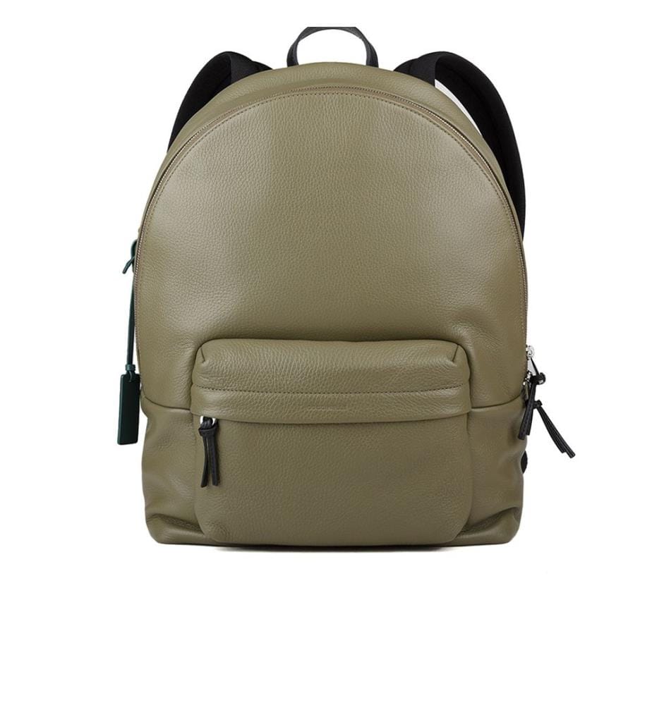 Stg Soft Stg Rucksack - Genarbtes Leder - Laurel Green