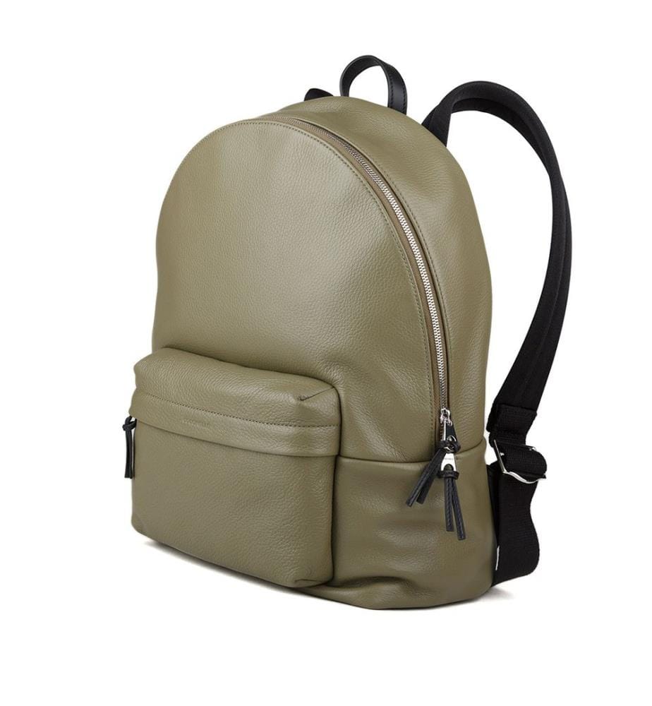 Stg Soft Stg Rucksack - Genarbtes Leder - Laurel Green