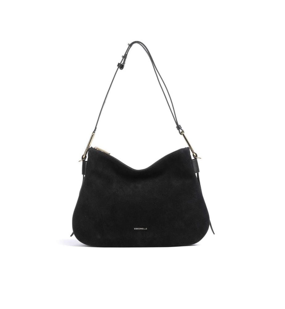 Magie Suede Bim Schultertasche - Veloursleder - Schwarz