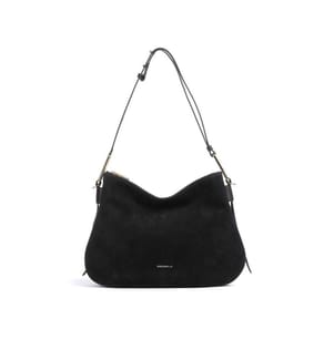 Magie Suede Bim Schultertasche - Veloursleder - Schwarz