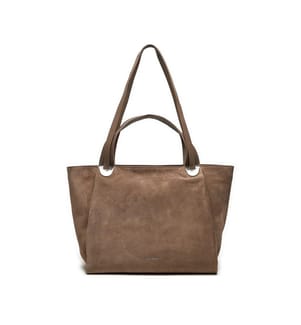 Oliver Tote Bag - Wildleder - Warmes Taupe