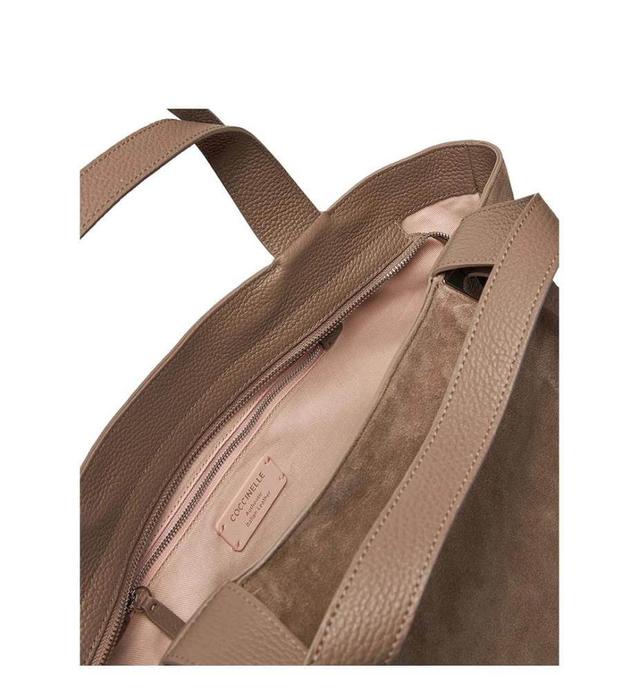 Oliver Tote Bag - Wildleder - Warmes Taupe