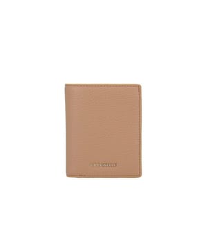 Metallisierte Brieftasche - Genarbtes Leder - Skin