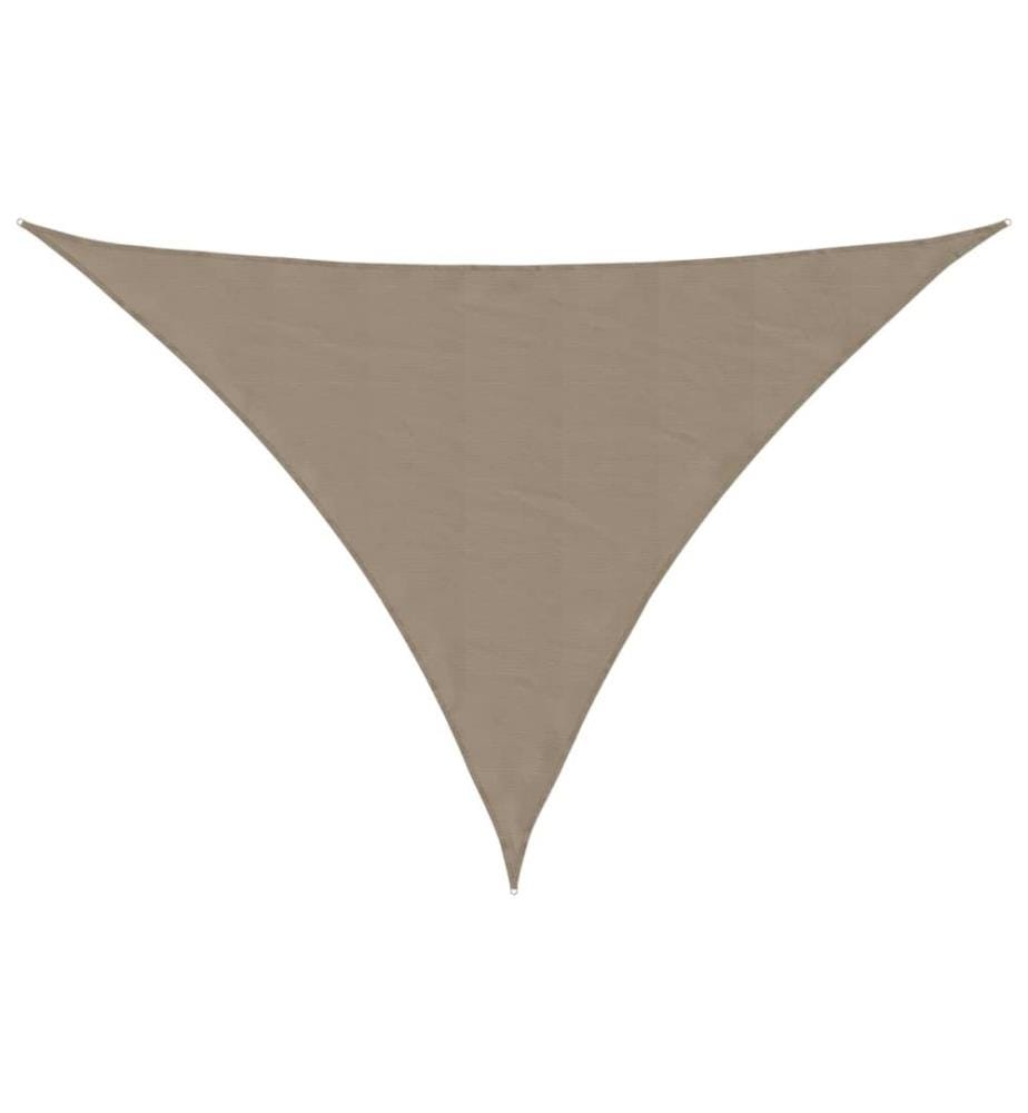 Sonnensegel Oxford-Gewebe Dreieckig 3x3x4,24 m Taupe
