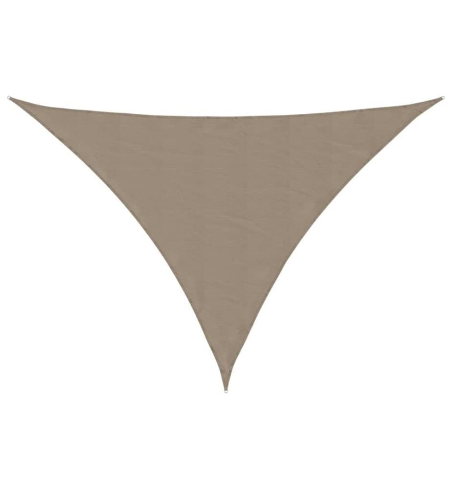 Sonnensegel Oxford-Gewebe Dreieckig 5x5x6 m Taupe