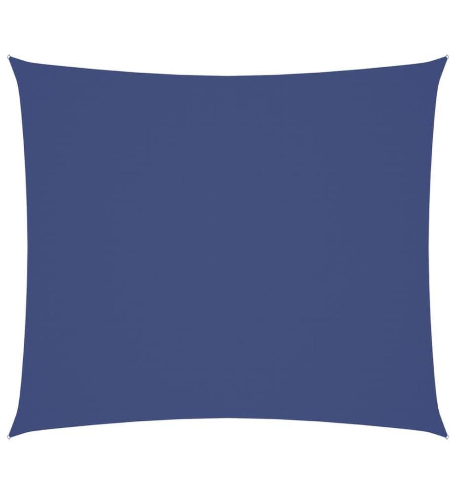 Voile de parasol tissu oxford rectangulaire 2,5x3 m bleu