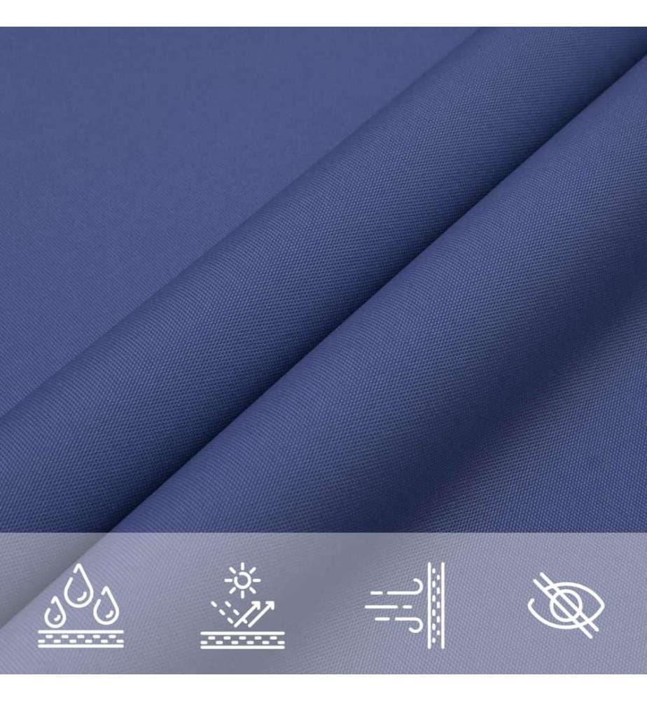 Voile de parasol tissu oxford rectangulaire 2,5x4 m bleu