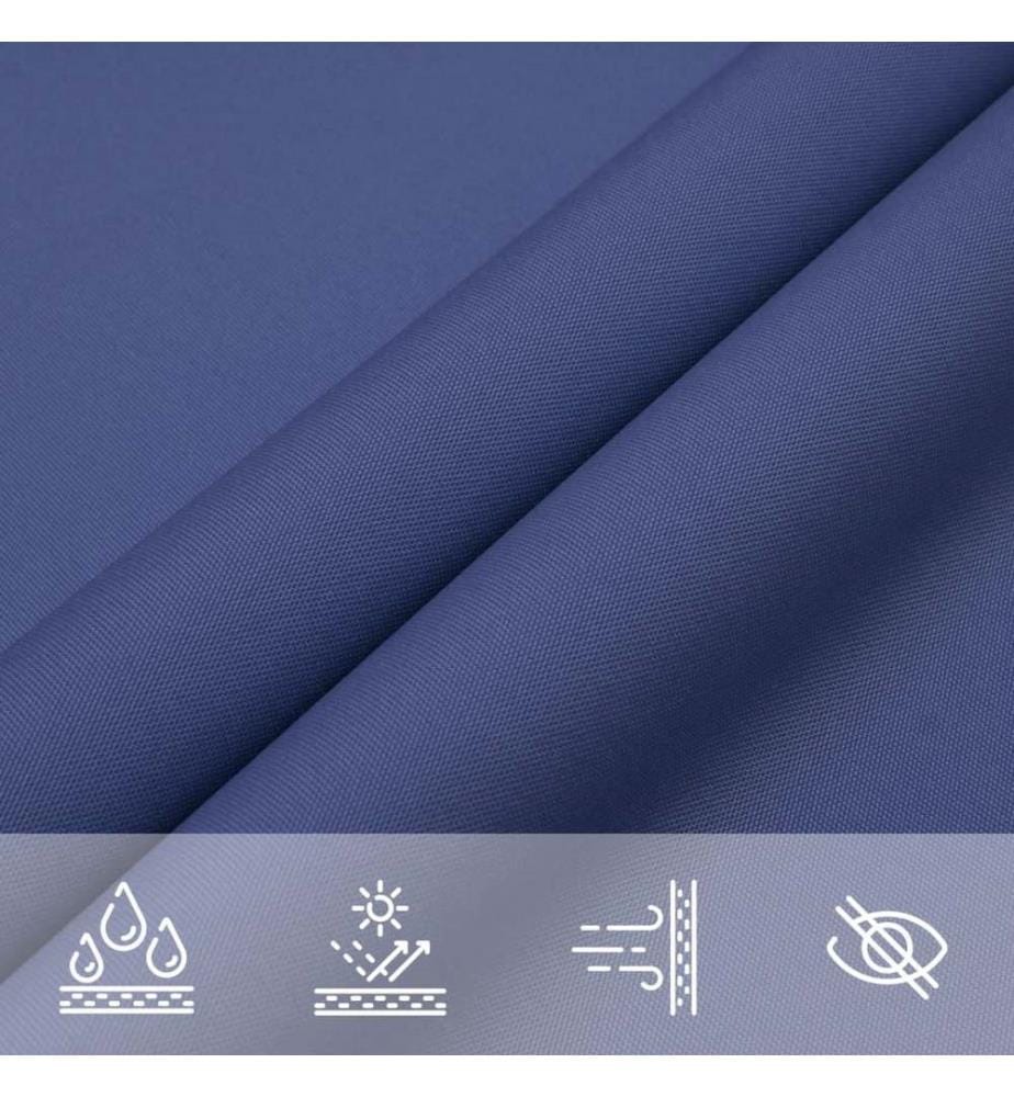 Sonnensegel Oxford-Gewebe Rechteckig 4x7 m Blau