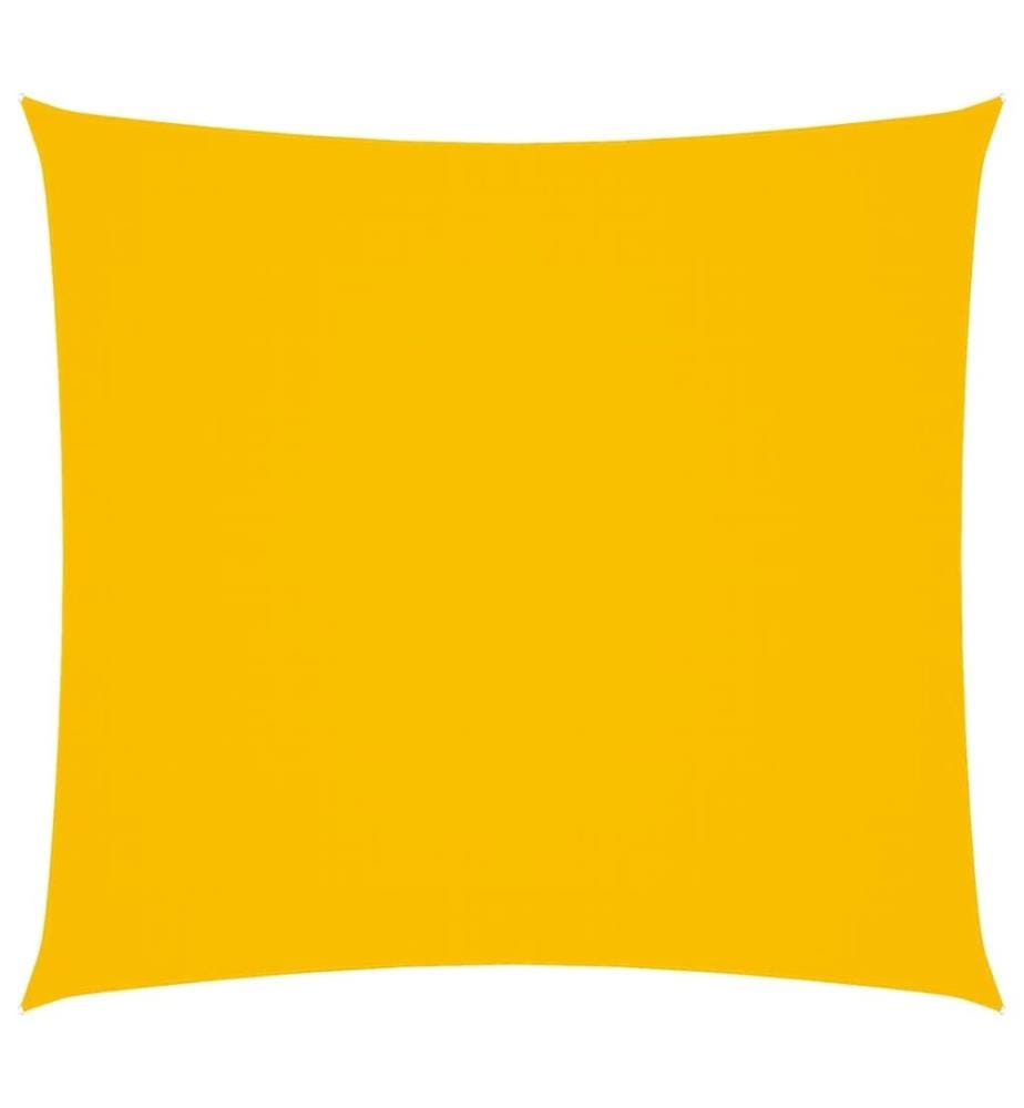 Sonnensegel Oxford-Gewebe Quadratisch 2,5x2,5 m Gelb