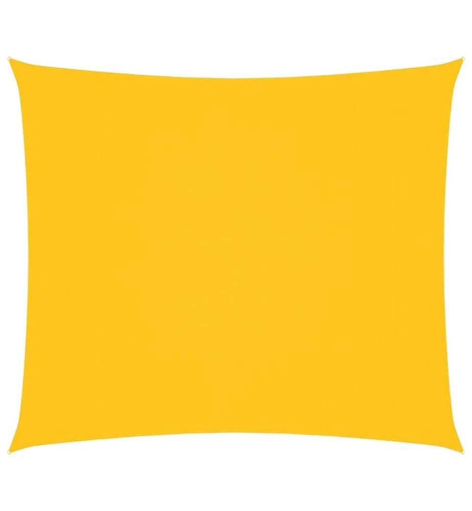 Voile de parasol tissu oxford rectangulaire 2x2,5 m jaune
