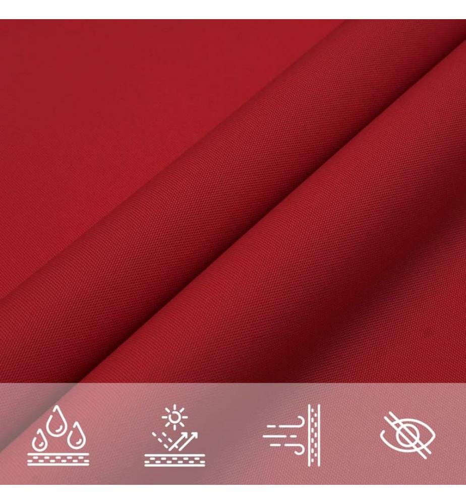 Sonnensegel Oxford-Gewebe Rechteckig 2x4,5 m Rot