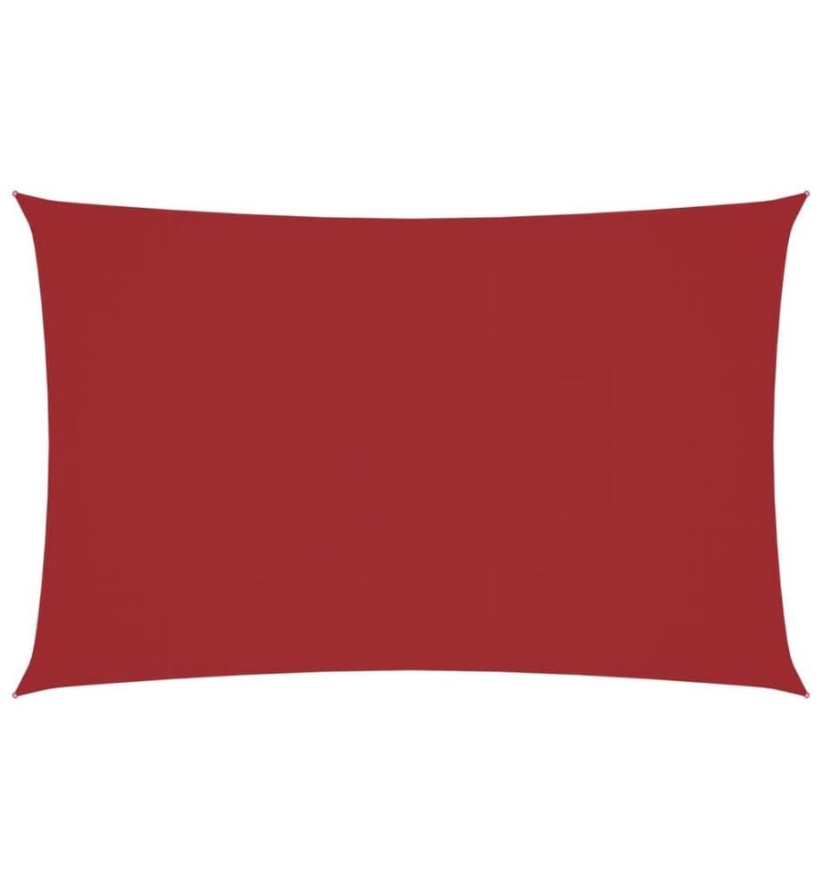 Sonnensegel Oxford-Gewebe Rechteckig 2x5 m Rot