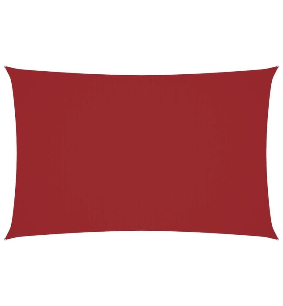 Sonnensegel Oxford-Gewebe Rechteckig 2,5x5 m Rot