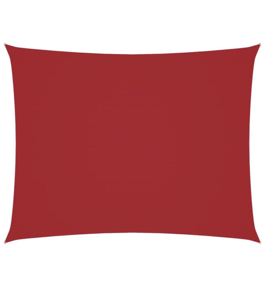 Sonnensegel Oxford-Gewebe Rechteckig 3x4 m Rot