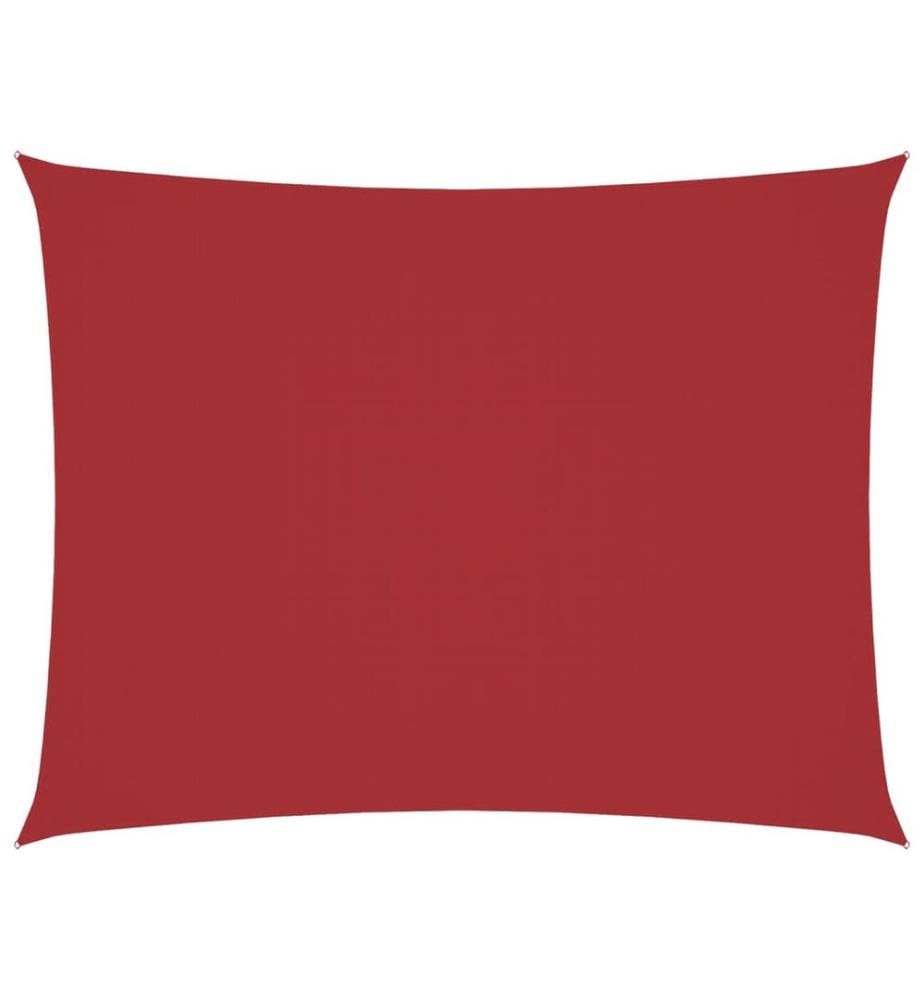 Sonnensegel Oxford-Gewebe Rechteckig 3x4,5 m Rot
