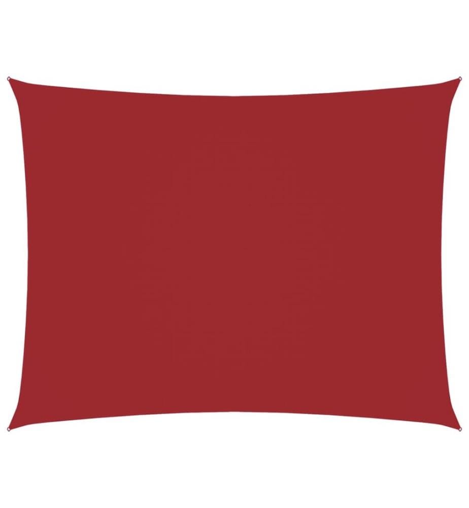 Sonnensegel Oxford-Gewebe Rechteckig 3,5x4,5 m Rot