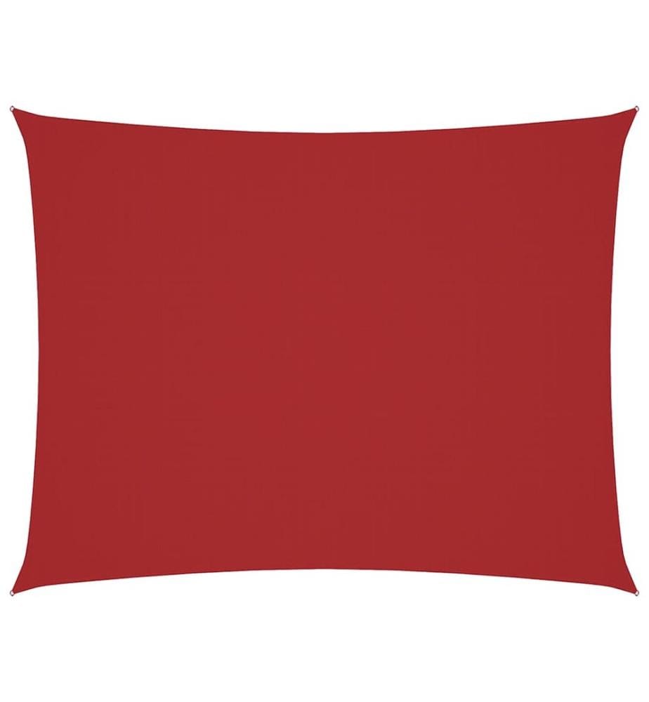 Sonnensegel Oxford-Gewebe Rechteckig 4x6 m Rot