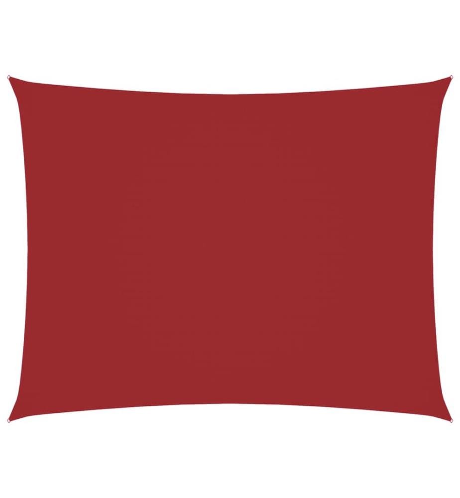 Sonnensegel Oxford-Gewebe Rechteckig 5x6 m Rot