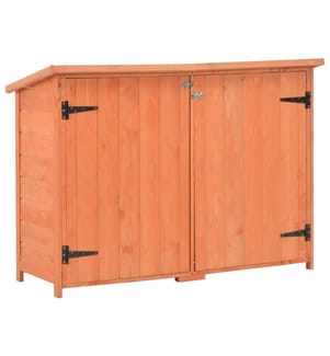 Abri de stockage de jardin 128x42x91 cm Bois