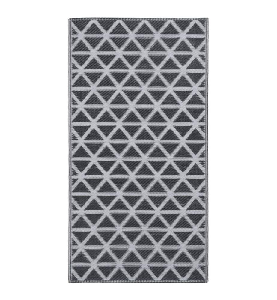 Outdoor-Teppich ARAKIL Schwarz 120x180 cm PP