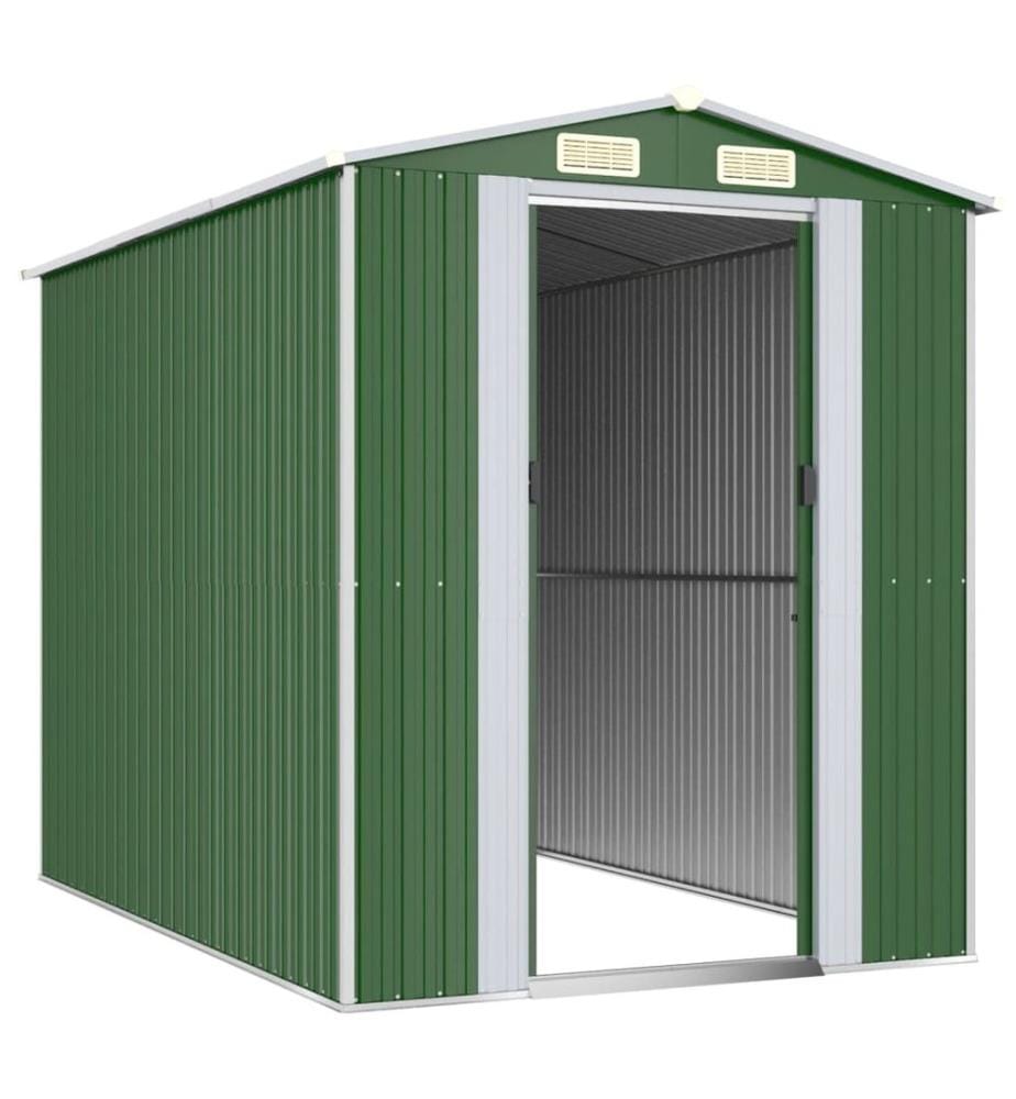 Abri de jardin Vert 192x274x223 cm Métal galvanisé