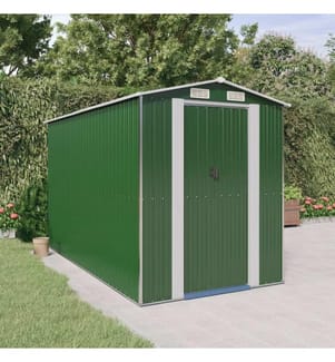 Abri de jardin Vert 192x357x223 cm Acier galvanisé