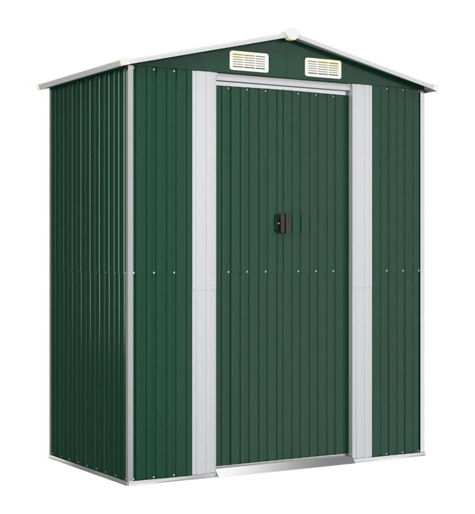 Abri de jardin Vert 192x108x223 cm Acier galvanisé