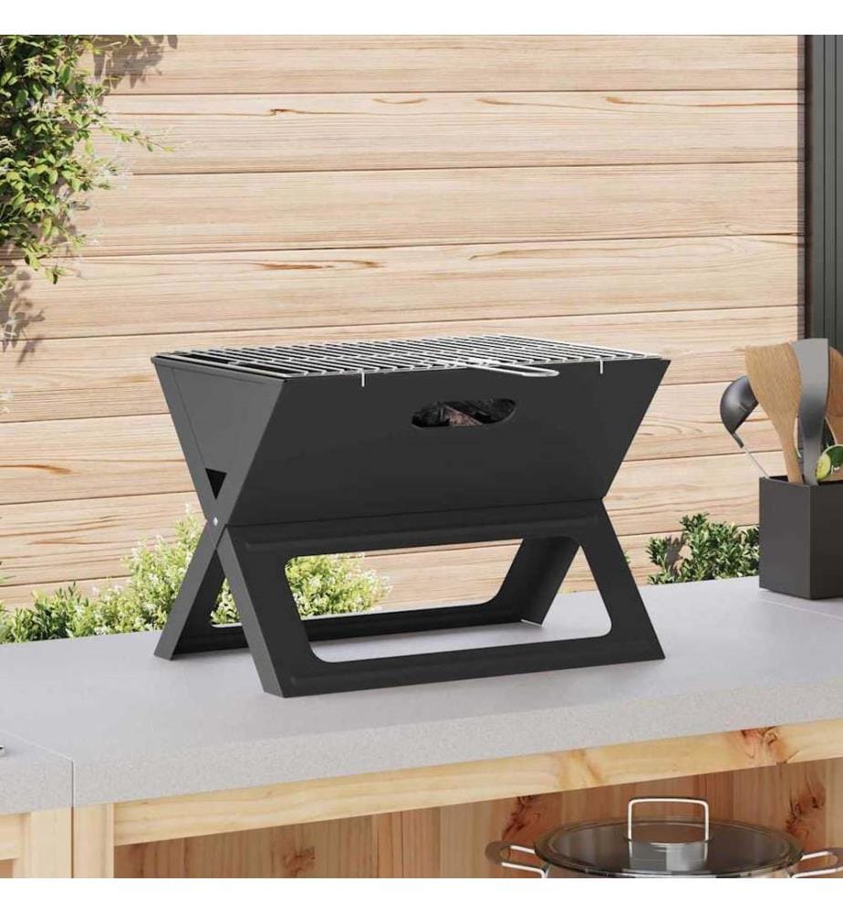 Outdoor Grill Schwarz 46 x 31 x 31 cm Stahl